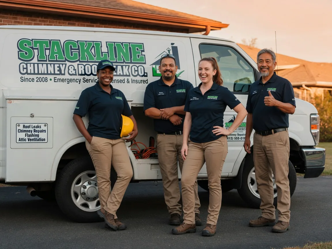 Chimney flashing repair company in Goff, KS